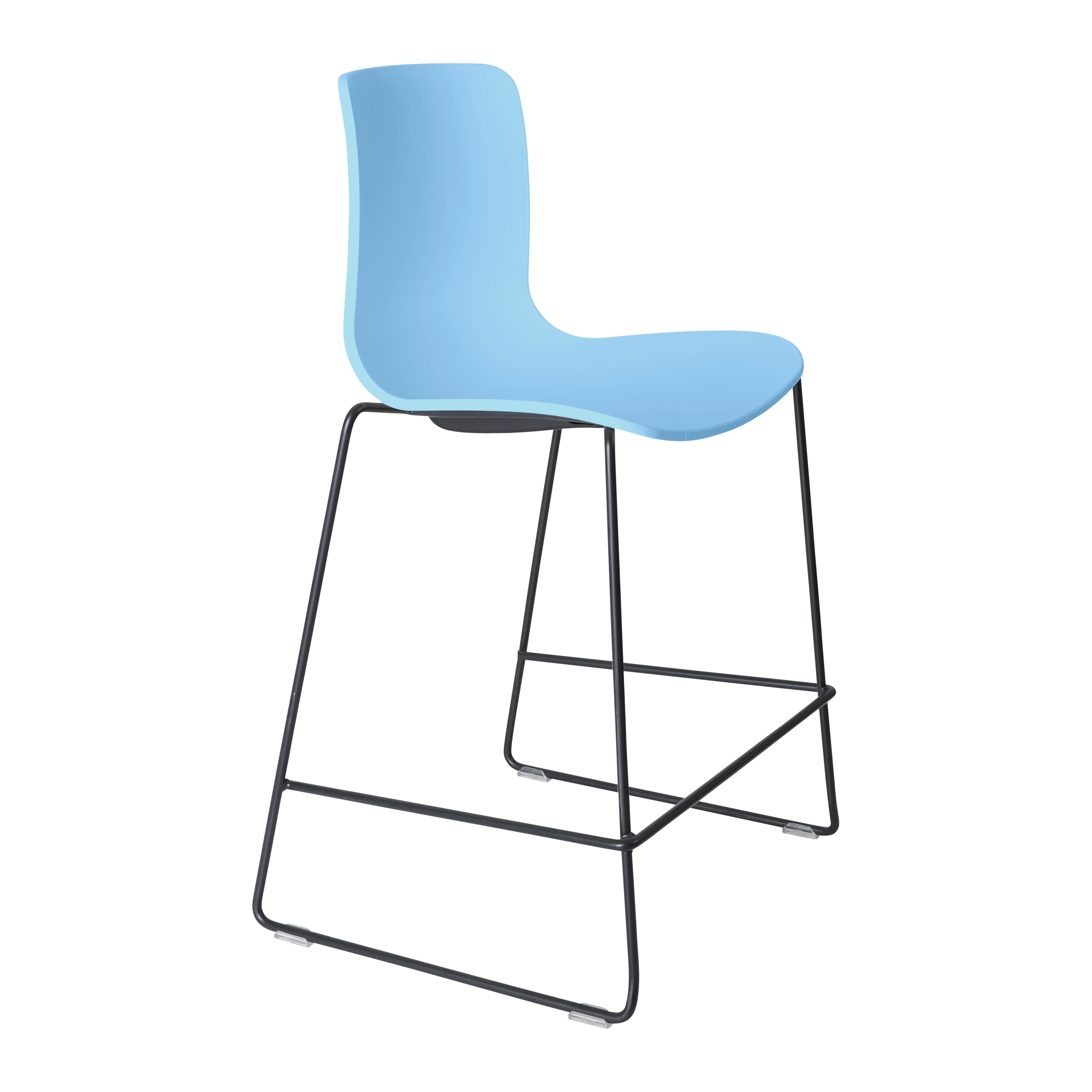 Acti Stool (Pale Blue / Stool Sled Base)